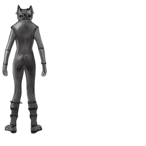 mask, creature, concept art, 3d render transparent PNG cut-out