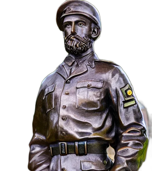 staff, jacket, face, mask transparent PNG cut-out