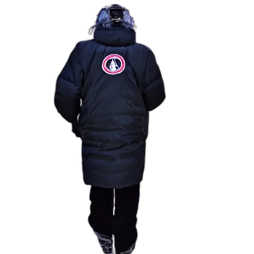 jacket, staff, umbrella, cyberpunk transparent PNG cut-out