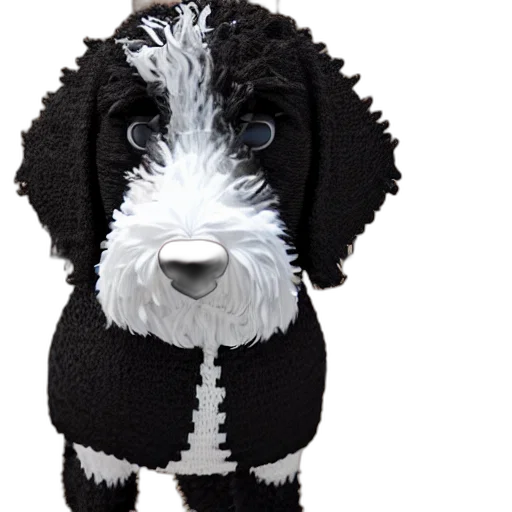 closeup, photorealistic, illustration, knitted transparent PNG cut-out