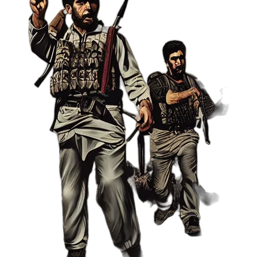 weapon, concept art, pixel art, comic book art transparent PNG cut-out
