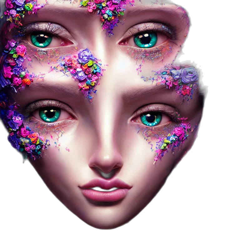 mask, face, jewelry, robot transparent PNG cut-out