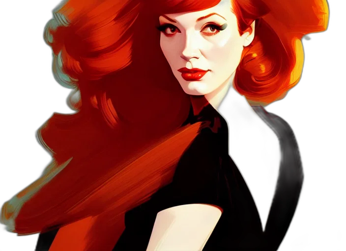 hair, dress, photorealistic, cartoon transparent PNG cut-out