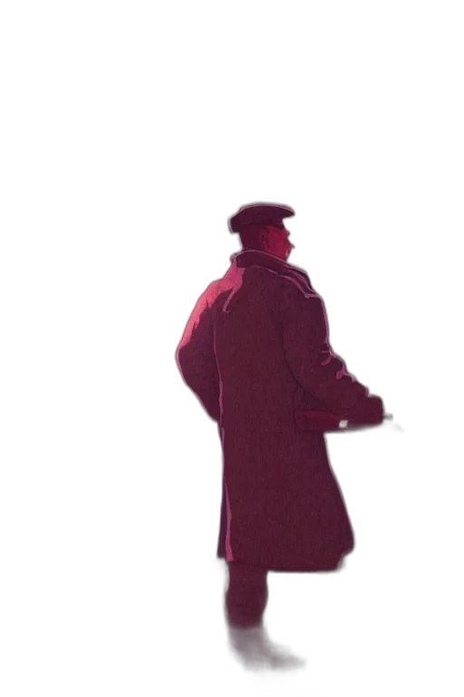 jacket, staff, hat, umbrella transparent PNG cut-out