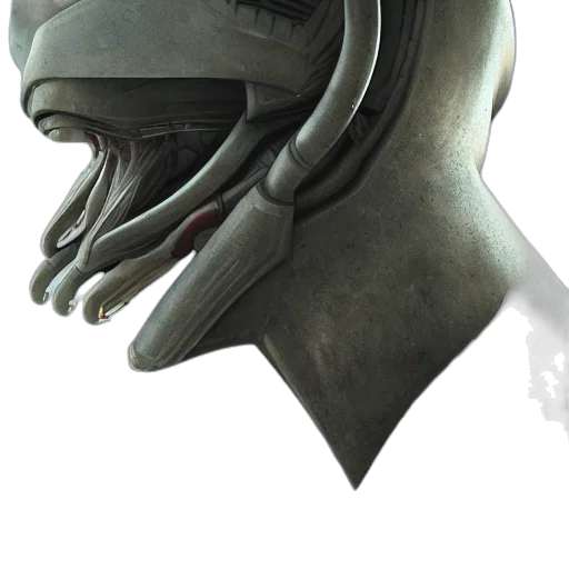 mask, robot, face, creature transparent PNG cut-out