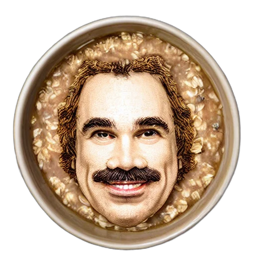 food, hair, face, mask transparent PNG cut-out