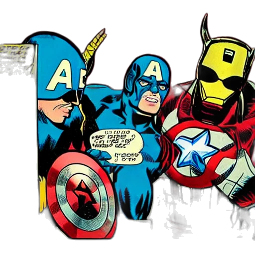 comic book art, concept art, avengers, lost transparent PNG cut-out