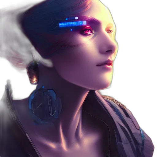 robot, face, mask, jewelry transparent PNG cut-out