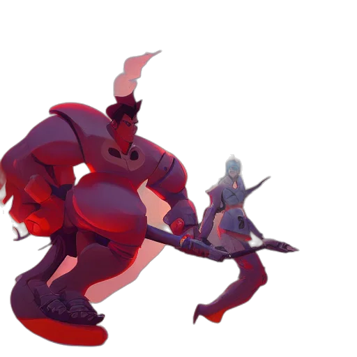 robot, weapon, sword, staff transparent PNG cut-out