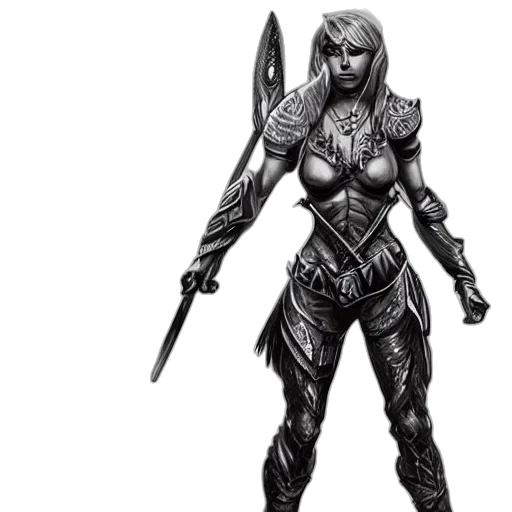 sword, weapon, fantasy art, concept art transparent PNG cut-out