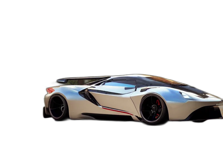 car, 3d render, photorealistic, concept art transparent PNG cut-out