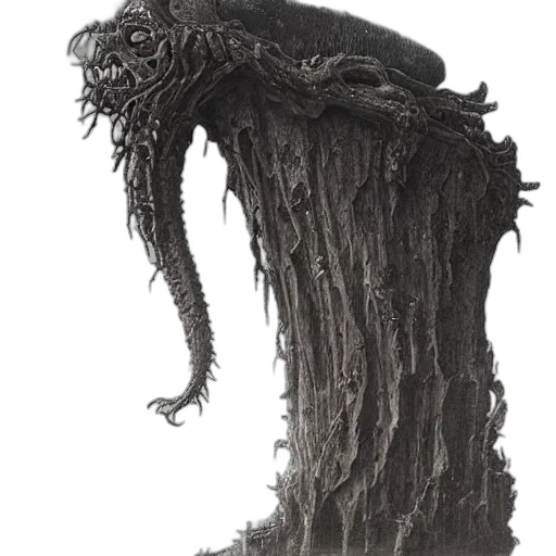 hair, tree, creature, dragon transparent PNG cut-out