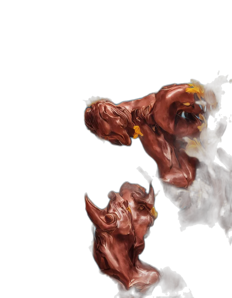 dragon, creature, face, concept art transparent PNG cut-out