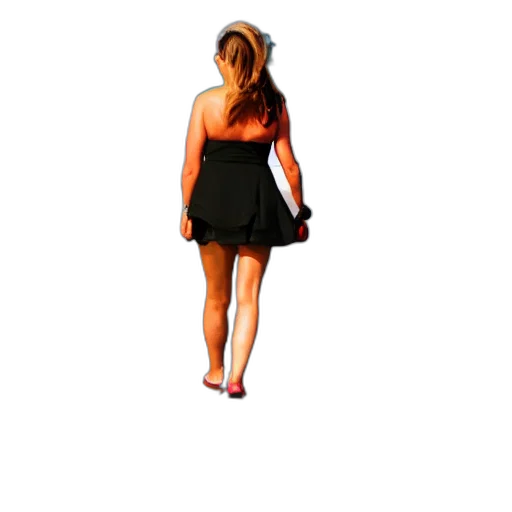 dress, staff, shoes, jewelry transparent PNG cut-out