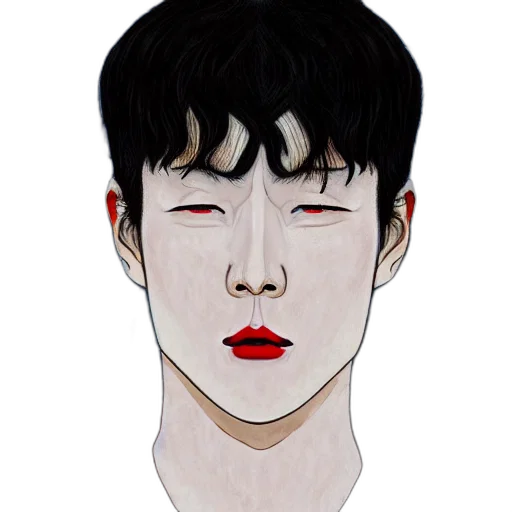 face, mask, creature, photorealistic transparent PNG cut-out