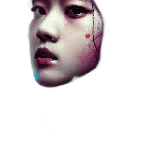 face, mask, creature, robot transparent PNG cut-out