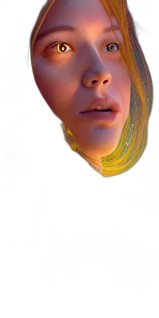 face, mask, robot, hair transparent PNG cut-out