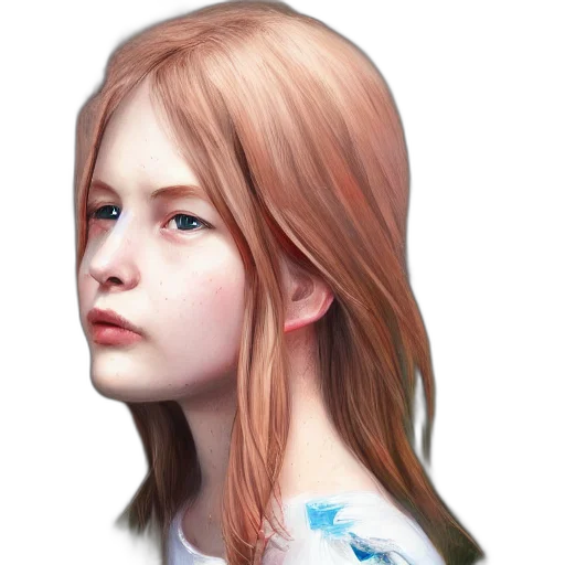 face, hair, dress, crown transparent PNG cut-out