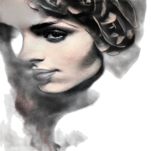 face, crown, mask, photorealistic transparent PNG cut-out