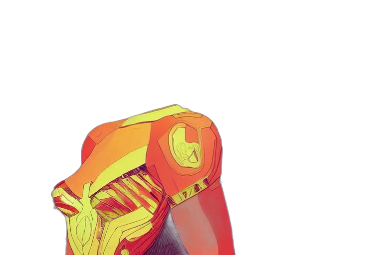 mask, robot, face, creature transparent PNG cut-out