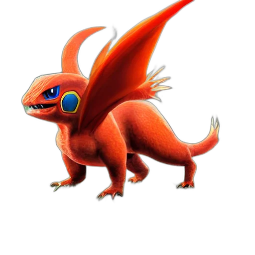 dragon, creature, animal, staff transparent PNG cut-out