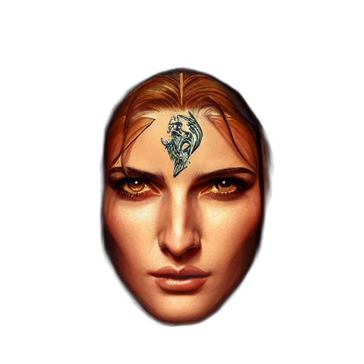 face, jewelry, mask, crown transparent PNG cut-out
