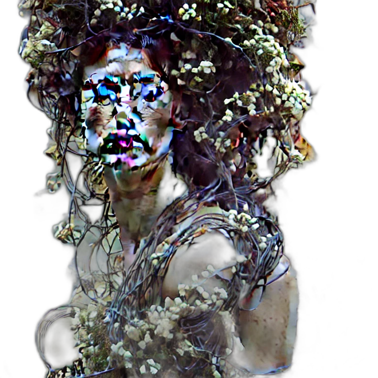 mask, face, hair, crown transparent PNG cut-out