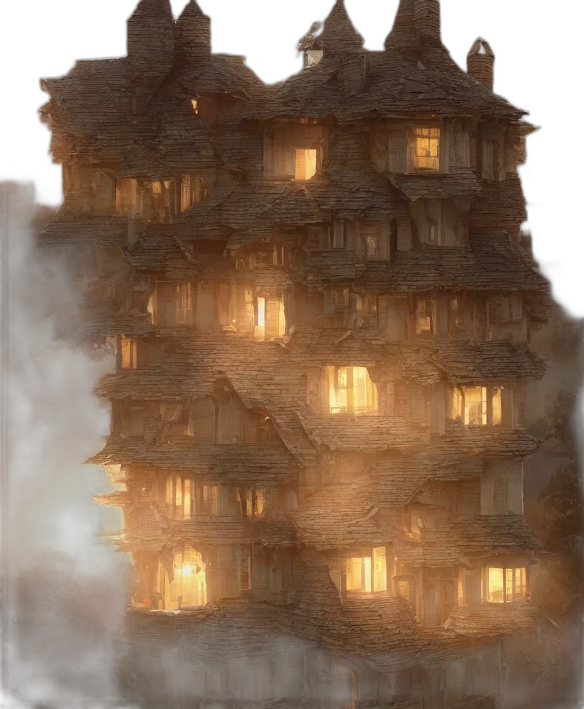 building, dragon, furniture, dress transparent PNG cut-out