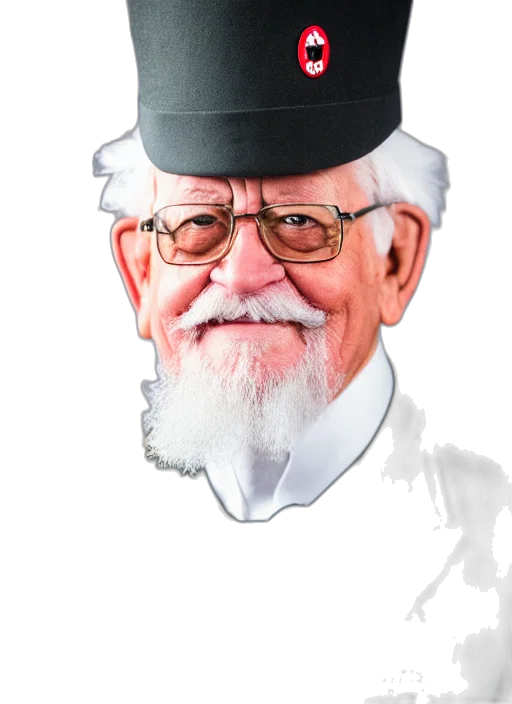 hat, face, food, staff transparent PNG cut-out