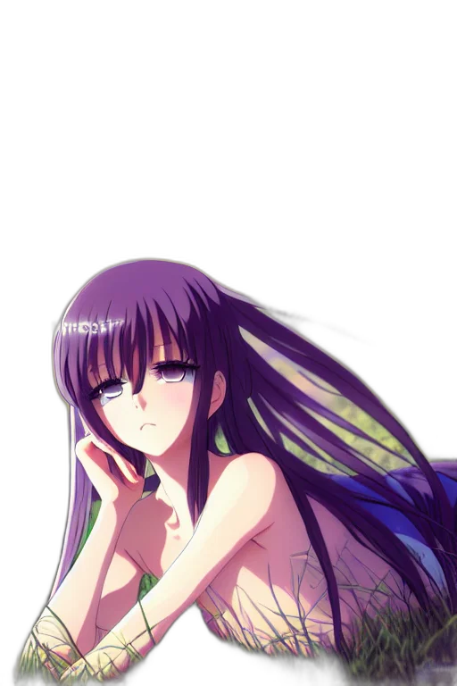 dress, hair, creature, anime transparent PNG cut-out