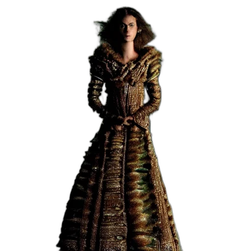 dress, jacket, concept art, fantasy art transparent PNG cut-out