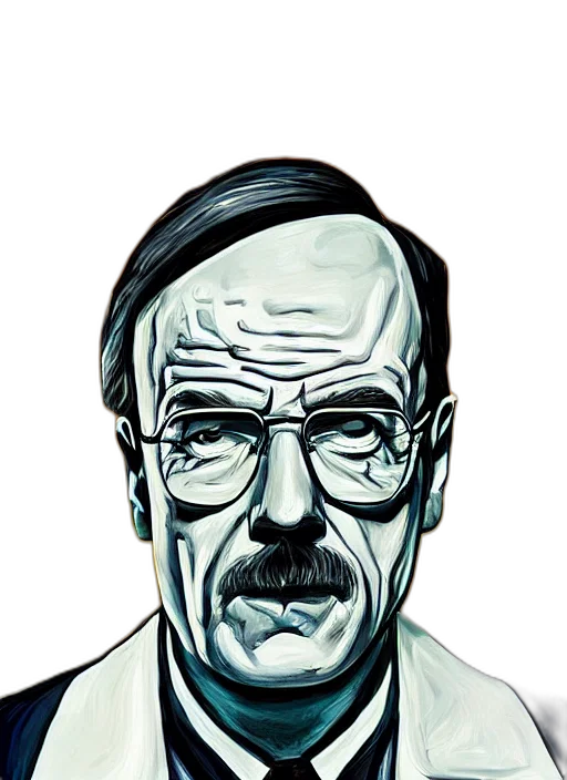 face, comic book art, cartoon, concept art transparent PNG cut-out