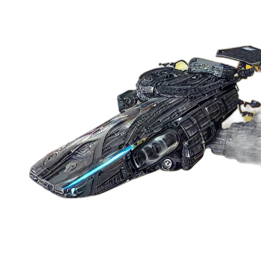 weapon, concept art, 3d render, photorealistic transparent PNG cut-out