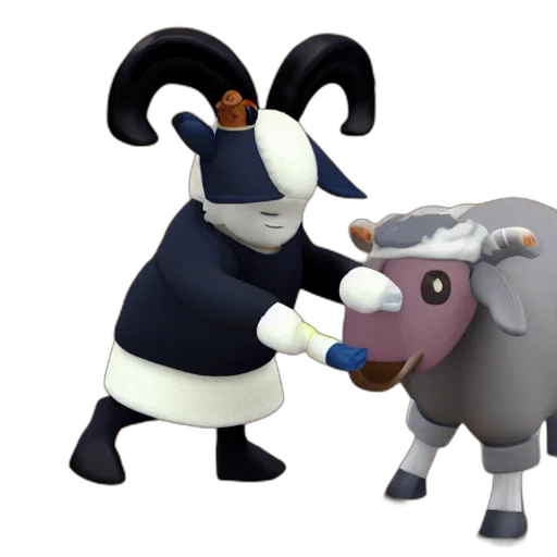animal, 3d render, concept art, chef transparent PNG cut-out