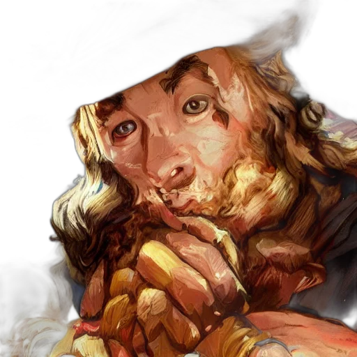 face, food, hat, photorealistic transparent PNG cut-out