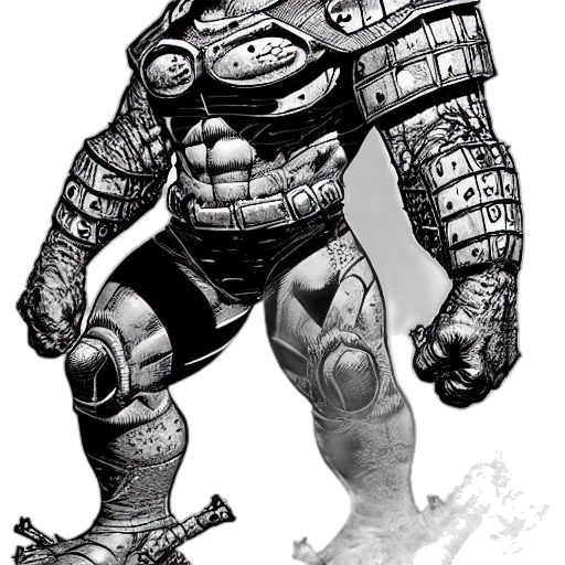robot, comic book art, concept art, fantasy art transparent PNG cut-out