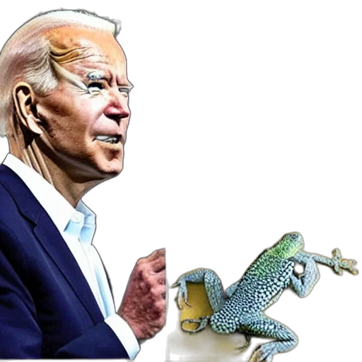 creature, joe, biden, huge transparent PNG cut-out