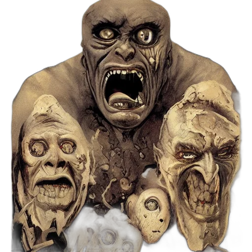 mask, face, creature, jewelry transparent PNG cut-out