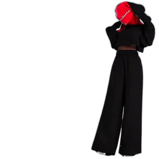 jacket, hat, dress, staff transparent PNG cut-out