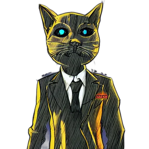 staff, jacket, comic book art, concept art transparent PNG cut-out