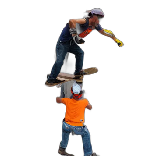 staff, hat, robot, shoes transparent PNG cut-out