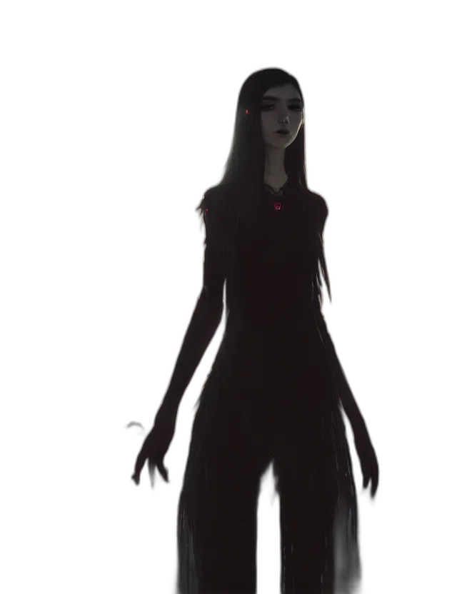 dress, creature, staff, concept art transparent PNG cut-out