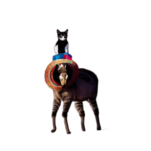 animal, hat, staff, crown transparent PNG cut-out