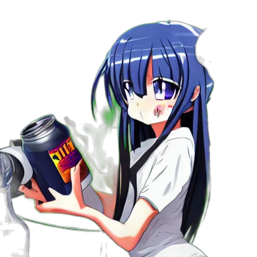 robot, staff, bottle, weapon transparent PNG cut-out