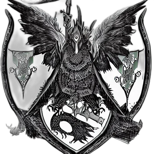 dragon, staff, sword, crown transparent PNG cut-out