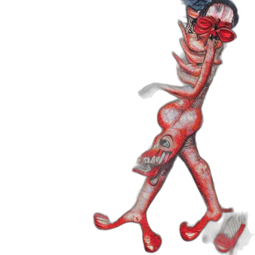 robot, staff, creature, jewelry transparent PNG cut-out