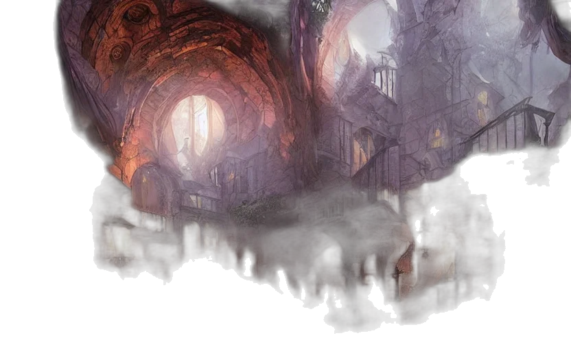 concept art, fantasy art, watercolor, photorealistic transparent PNG cut-out