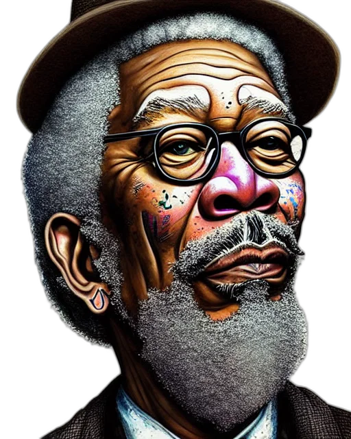 face, photorealistic, cartoon, comic book art transparent PNG cut-out
