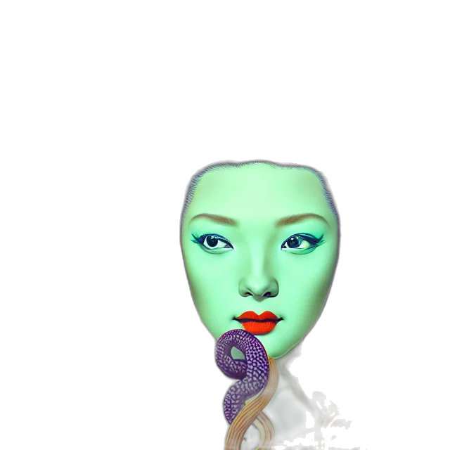 mask, face, staff, jewelry transparent PNG cut-out