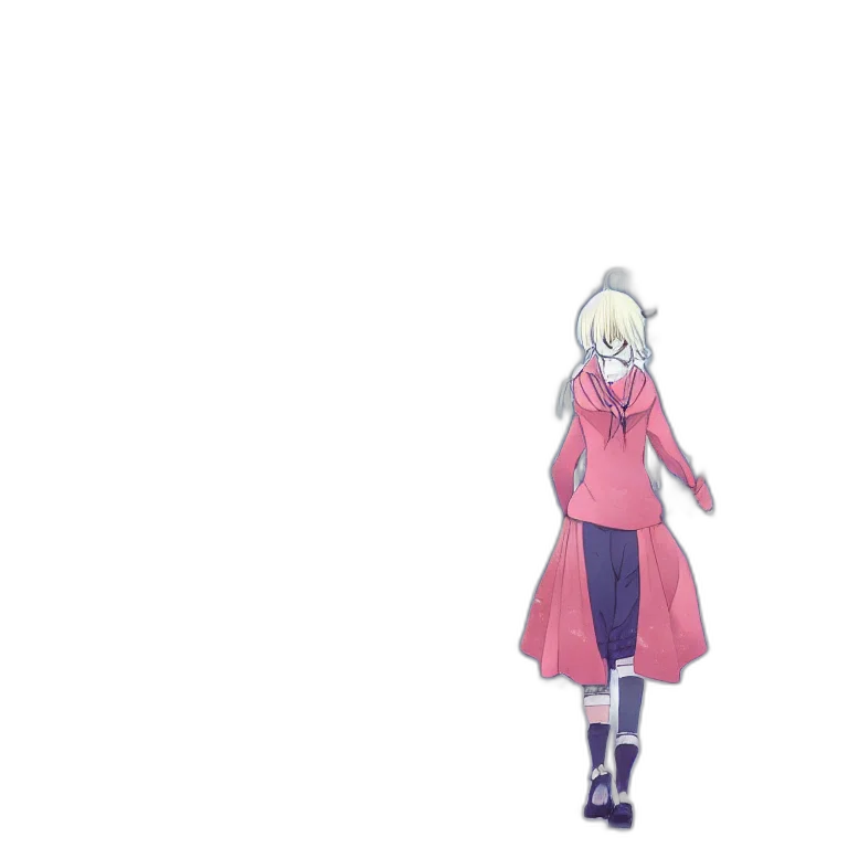 dress, jacket, staff, sword transparent PNG cut-out